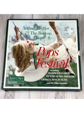 Pops Festival Arthur Fielder & The Boston Pops 10-Record Box Set Reader's Digest